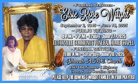 Eutawville Community Funeral Home | Eutawville SC