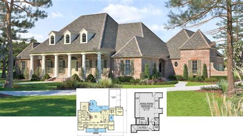 Interior French Country Acadian House Plans Acadiana Home Design
