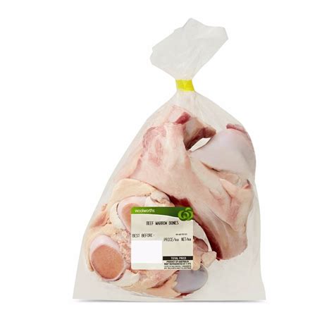 Woolworths Beef Bones Marrow 850g - 1.1kg | Woolworths