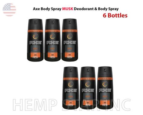 6 x Axe Body Spray MUSK Deodorant & Body | Ubuy India