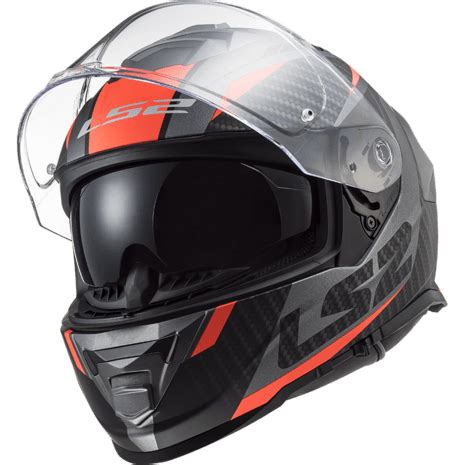 LS2 FF800 Racer Titanium Gloss Fluoro Orange Helmet – Destination Moto