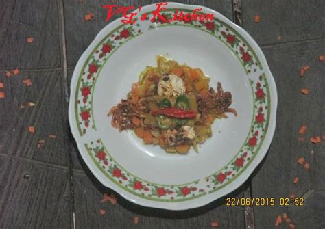 TEMPEH CURRY WITH VEGETABLES (Kare Tempe Sayuran) Recipe by Dapoer ...