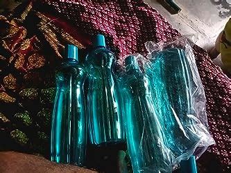 MILTON Pacific Pack of 6 Water Bottles, 1 Litre Each, Reusable Plastic ...
