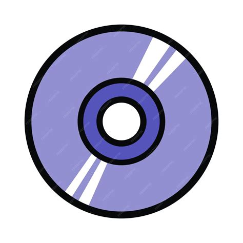Illustration of a cd disc design | Premium Vector