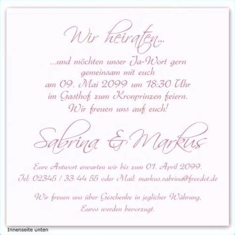 Einladung Standesamtliche Hochzeit
