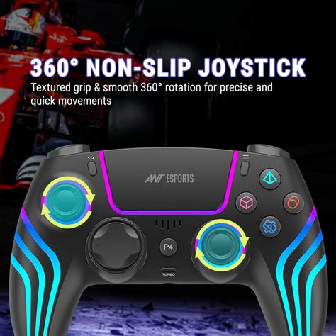 Ant Esports Gp400 Rgb Wireless Controller For Pc / Ps4 / Ps3 / Switch ...