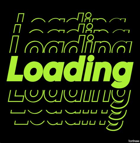 Loading Text 的图像结果