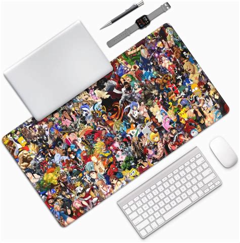 Amazon.com: Anime Mouse Pad Collection of Anime Characters Large Gaming ...