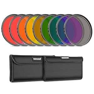 Buy NEEWER 9PCS Full Color Lens Filter Set, 52mm Resin Lens Filters ...
