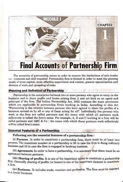 Final Accounts Preparation for Partnership Firms: Key Insights - Studocu