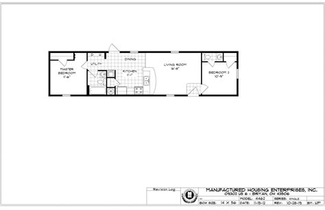 Floor Plans Single Wide Mobile Home