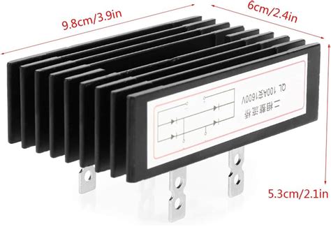 Haosie Bridge Rectifier 1600V, Diode Bridge Rectifier, 1pcs India | Ubuy