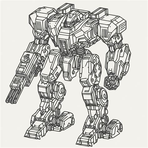 Robot Line Art 的图像结果