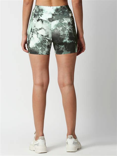 Tie Dye Gym Shorts Women | Black Sports Shorts | Gym Wear for Women ...