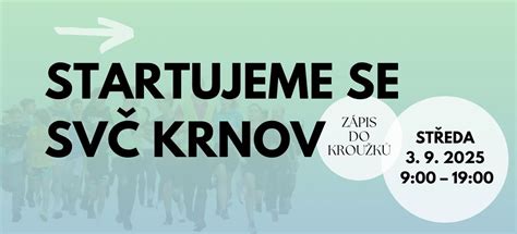 Startujeme se SVČ Krnov - zápis do kroužků 2025, Hlavní náměstí, 794 01 ...