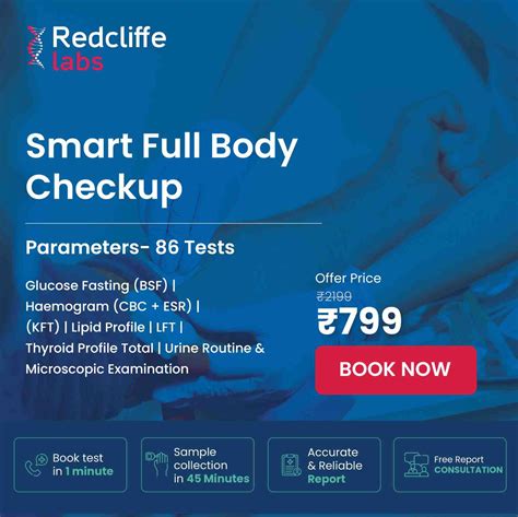 Smart Full Body Checkup - Price, Preparation, & Test List