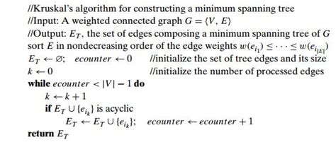 Kruskal's Algorithm Graph Theory 的图像结果