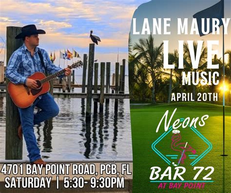 Lane Maury Live , Bar 72, Springfield, 20 April 2024 | AllEvents.in