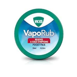 Buy Vic ks Vapo rub 10ml (Pack of 4) Online at Low Prices in India ...