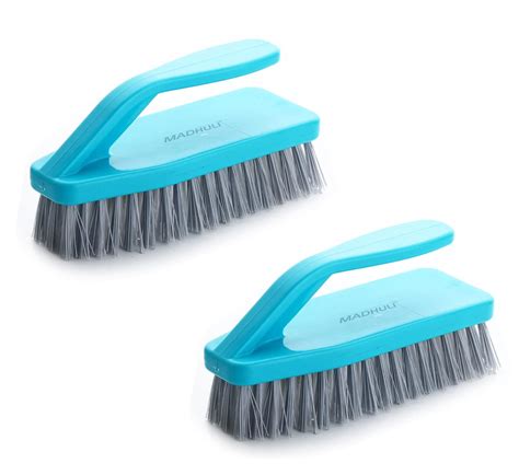 Madhuli Cloth Cleaning Brush With Handle - Premium for Washing Clothes ...
