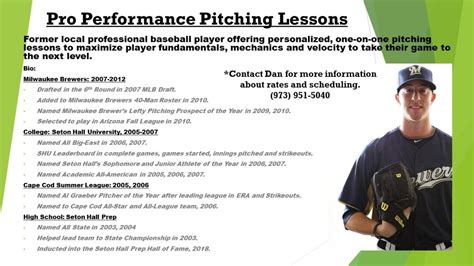 Image result for Pitching Lessons Flyer