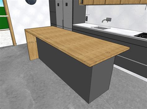 Proyecto mesa e isla de cocina en roble macizo - General - Foromadera