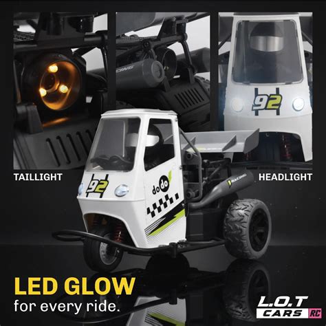 Otto - 3 Wheel RC Track Race Auto | 25 kmph Speed