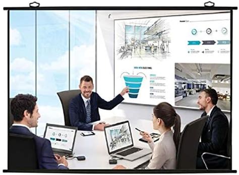 Royality industries Universal MAP Type Projector Screen (6 Ft. (Width ...