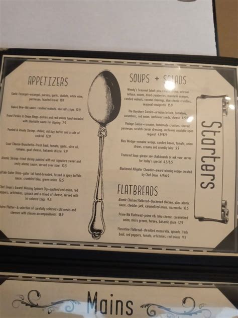 Menu at Mean Deans Local Kitchen restaurant, Bradenton