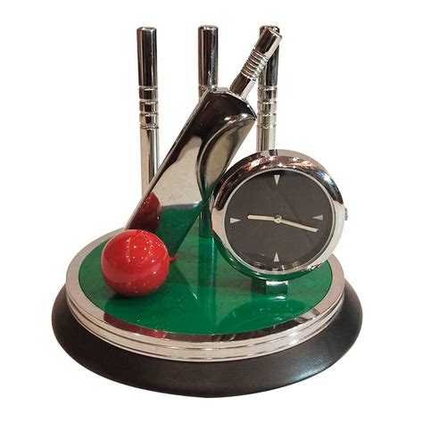 Buy Metal Cricket Clock Showpiece for Gifting | Get up to 60% Off