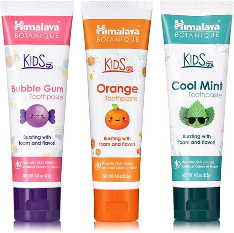 Himalaya Botanique Kids Toothpaste Variety Pack - India | Ubuy