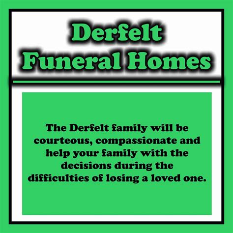 Derfelt Funeral Home - Home