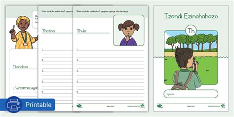 Izandi Ezinohahazo 'TH' Booklet (teacher made) - Twinkl