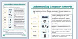 KS2 Computer Network Labelling Activity - Twinkl