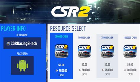CSR 2 Hack Android 的图像结果