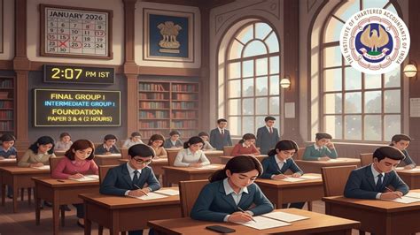 BREAKING: ICAI Releases Jan 2026 CA Exam Dates & Rules – Every Aspirant ...