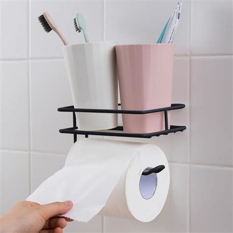 SF - Stick Fast Self-Adhesive Toilet Paper Holder With 3M Sticker For ...
