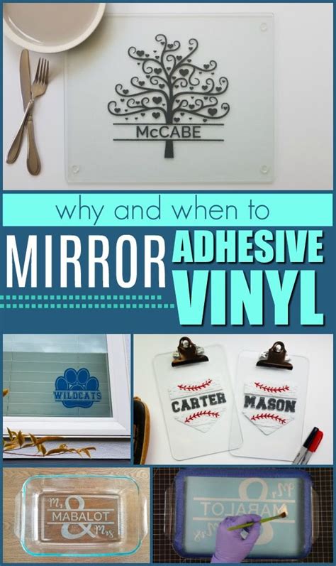 When to Mirror Adhesive Vinyl for Silhouette Projects - Silhouette School