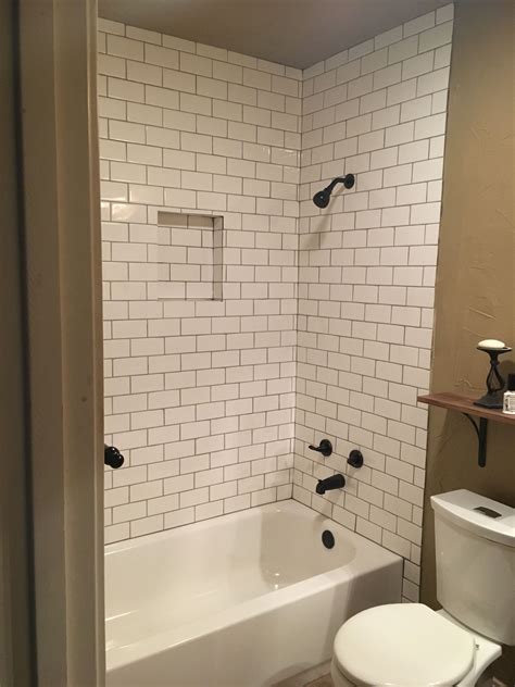 Transform Your Bathroom With White Subway Tile Shower - Home Tile Ideas