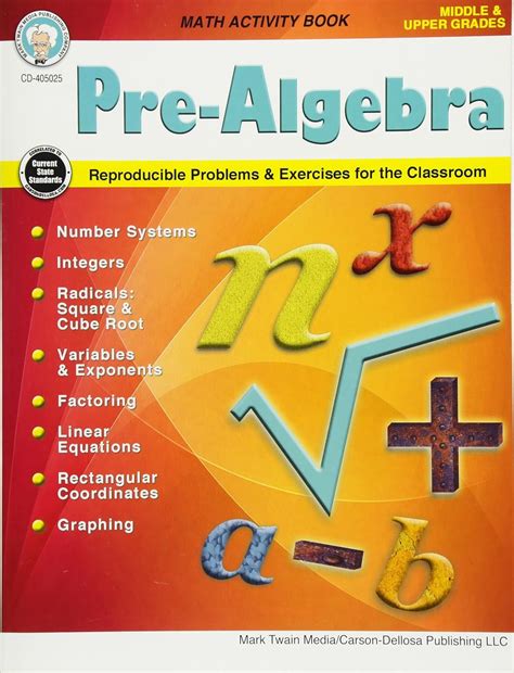 Pre-Algebra Middle & Upper Grades (Middle/Upper Grades Math Series ...