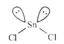 The shape of gaseous `SnCl_2` is
