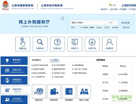 上海金税三期报税系统下载-上海金税三期纳税人网上报税系统下载-绿色资源网