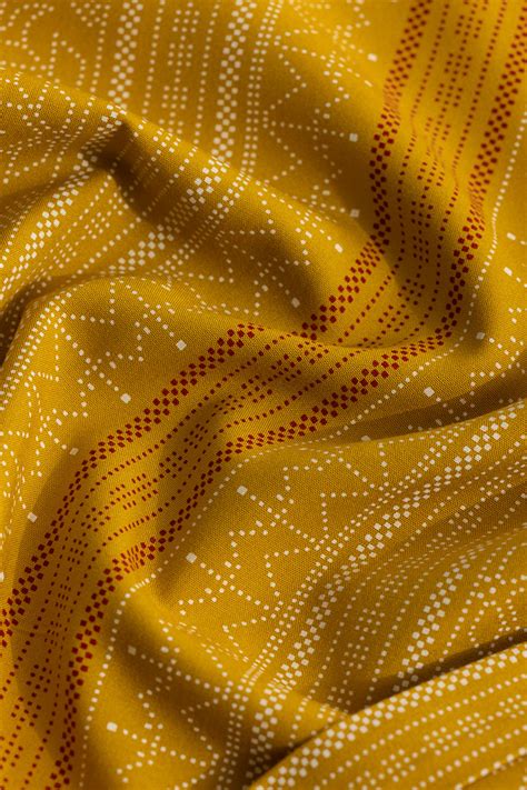 Buy Men's Tribal Artistry Mustard Shirt Online | SNITCH