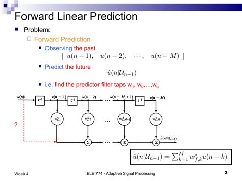 Image result for Linear Prediction Filter Applications