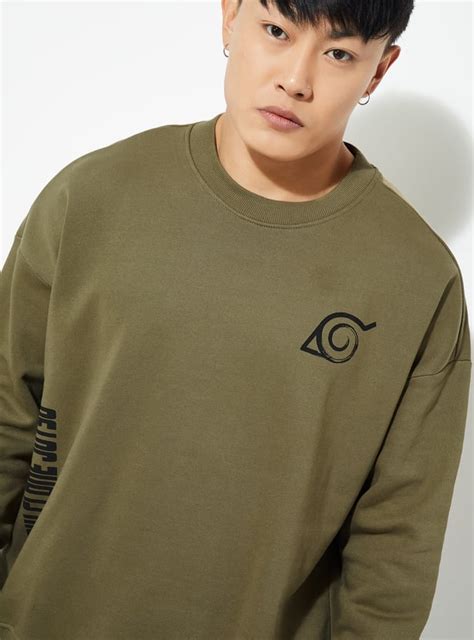 Buy URB_N Men Oversized Naruto Back Print Sweatshirt Online at just Rs ...