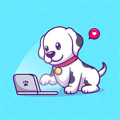 Dogs Playing Computer Cartoons