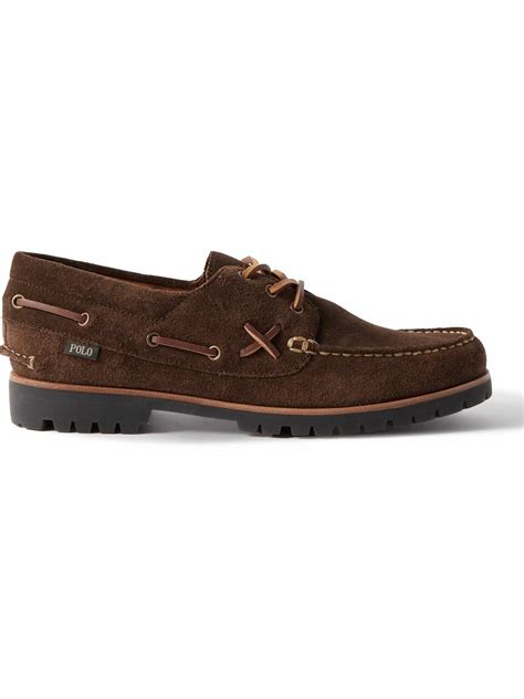 Polo Ralph Lauren - Suede Boat Shoes - Brown Polo Ralph Lauren