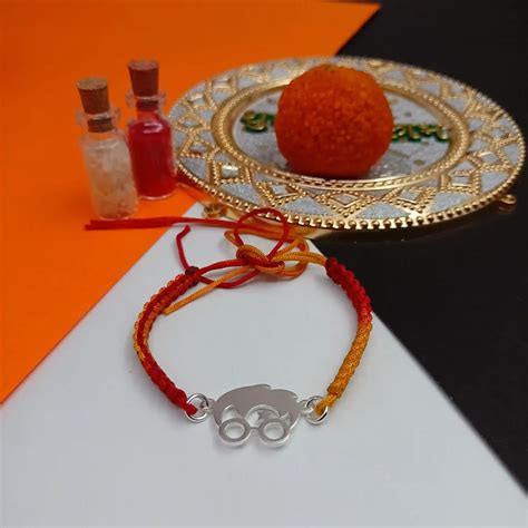 Stylish Silver Rakhi For Kids – Wish Your Gifts