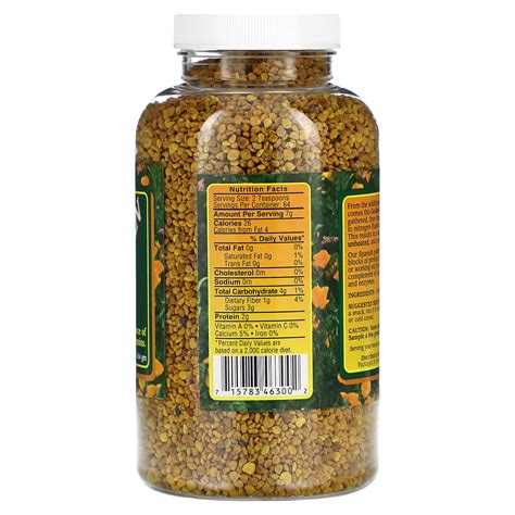Golden Flower, Spanish Bee Pollen, 16 oz (454 g)