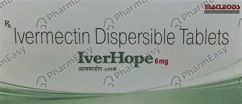 Iverhope 6 MG Tablet (10): Uses, Side Effects, Price, Dosage ...